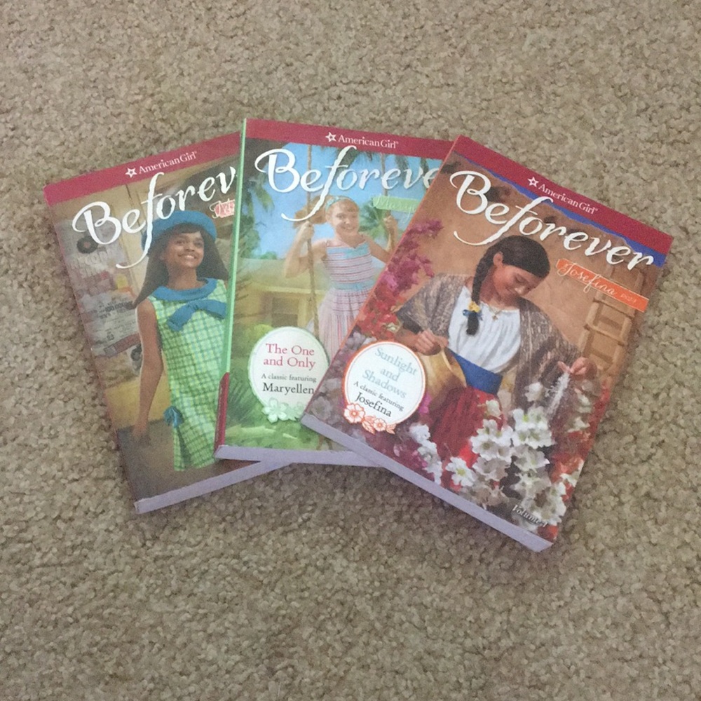 3 American girl doll books